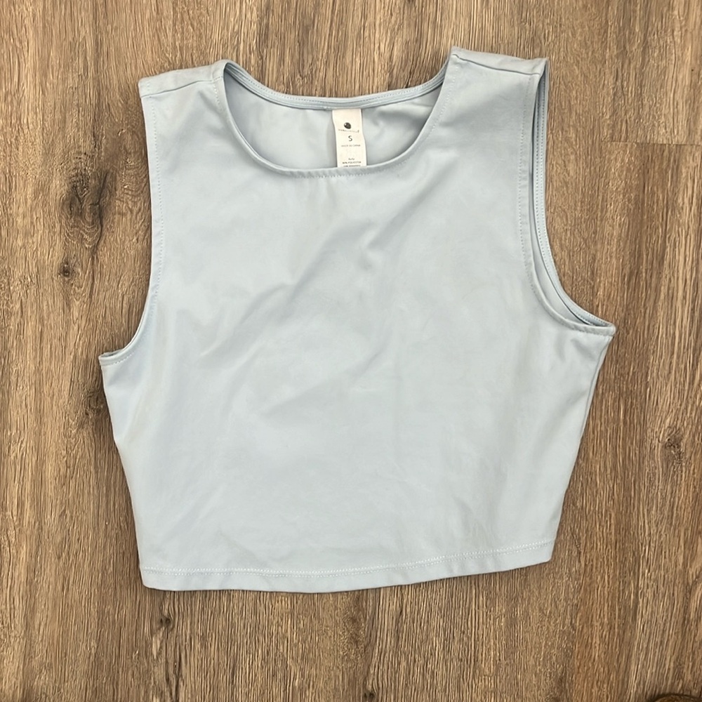 light baby blue tank top